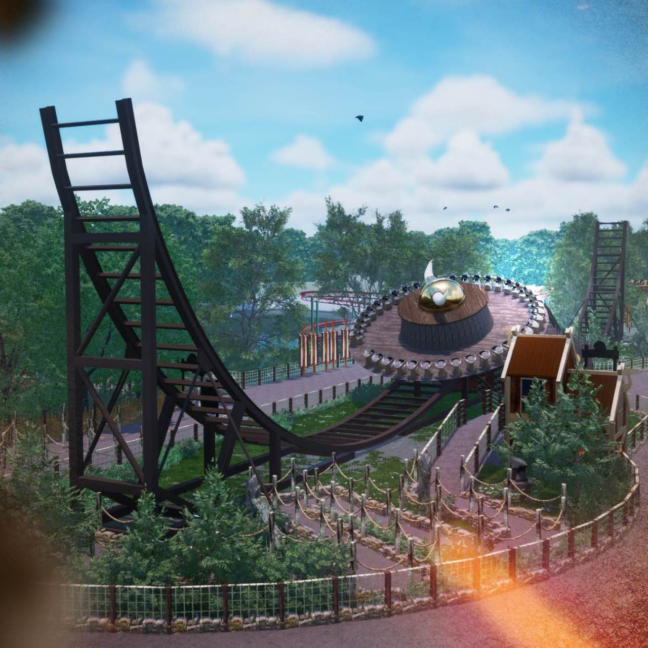 Opening date announced for Drayton Manor Vikings&nbsp;rides