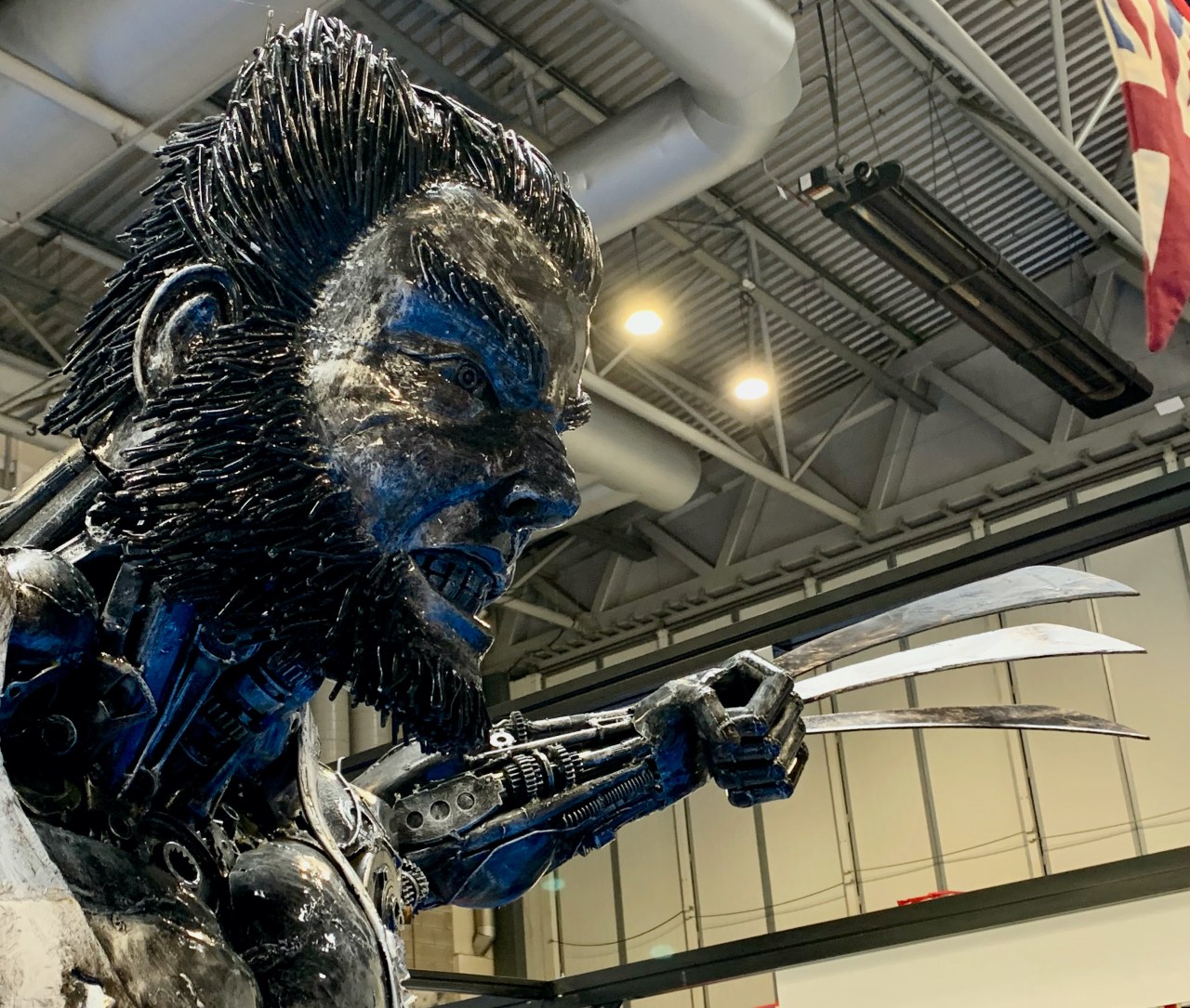 Heavy metal super heroes are BIG hit at British tourism show