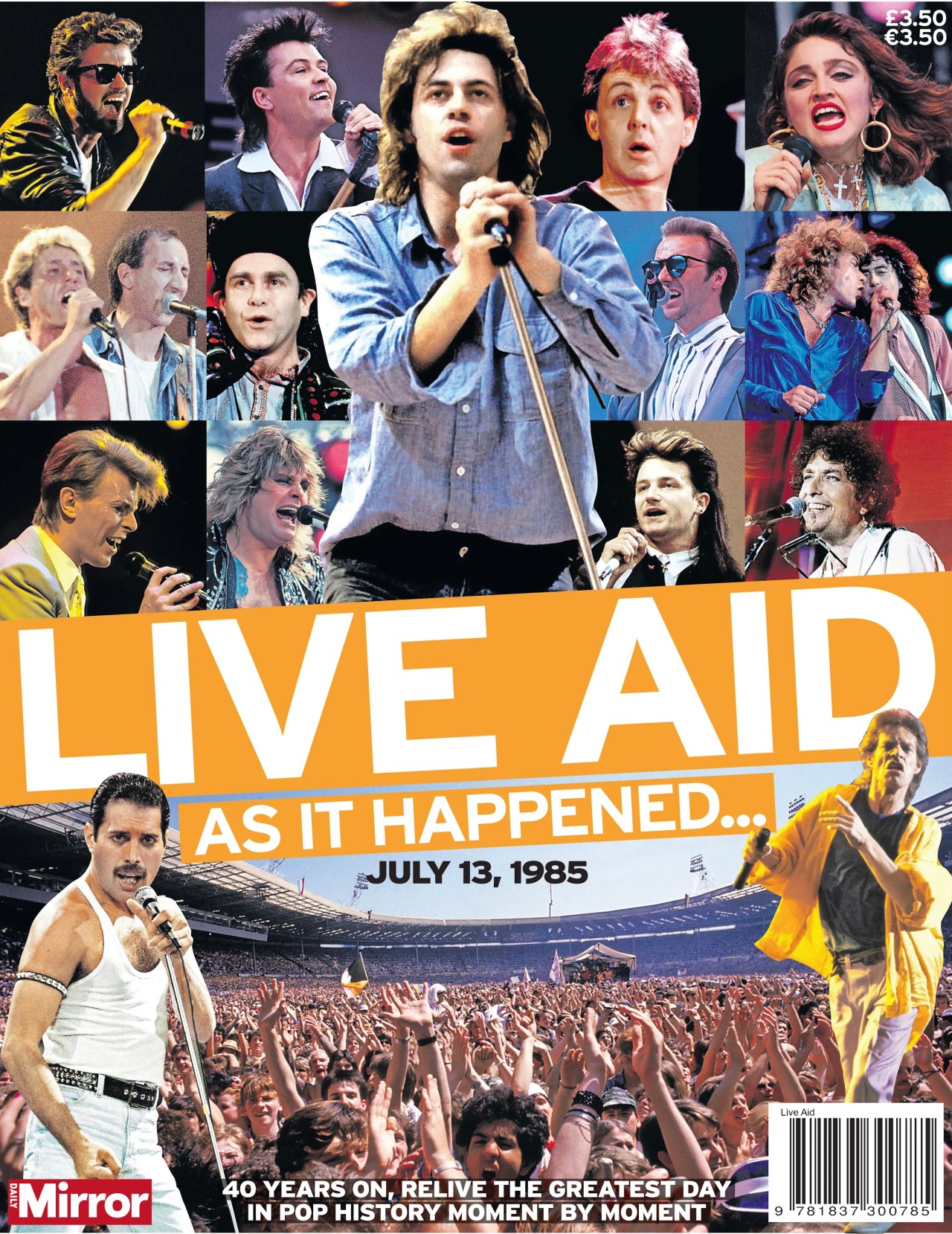 Relive Live Aid, the gig where we could all be heroes just for one&nbsp;day